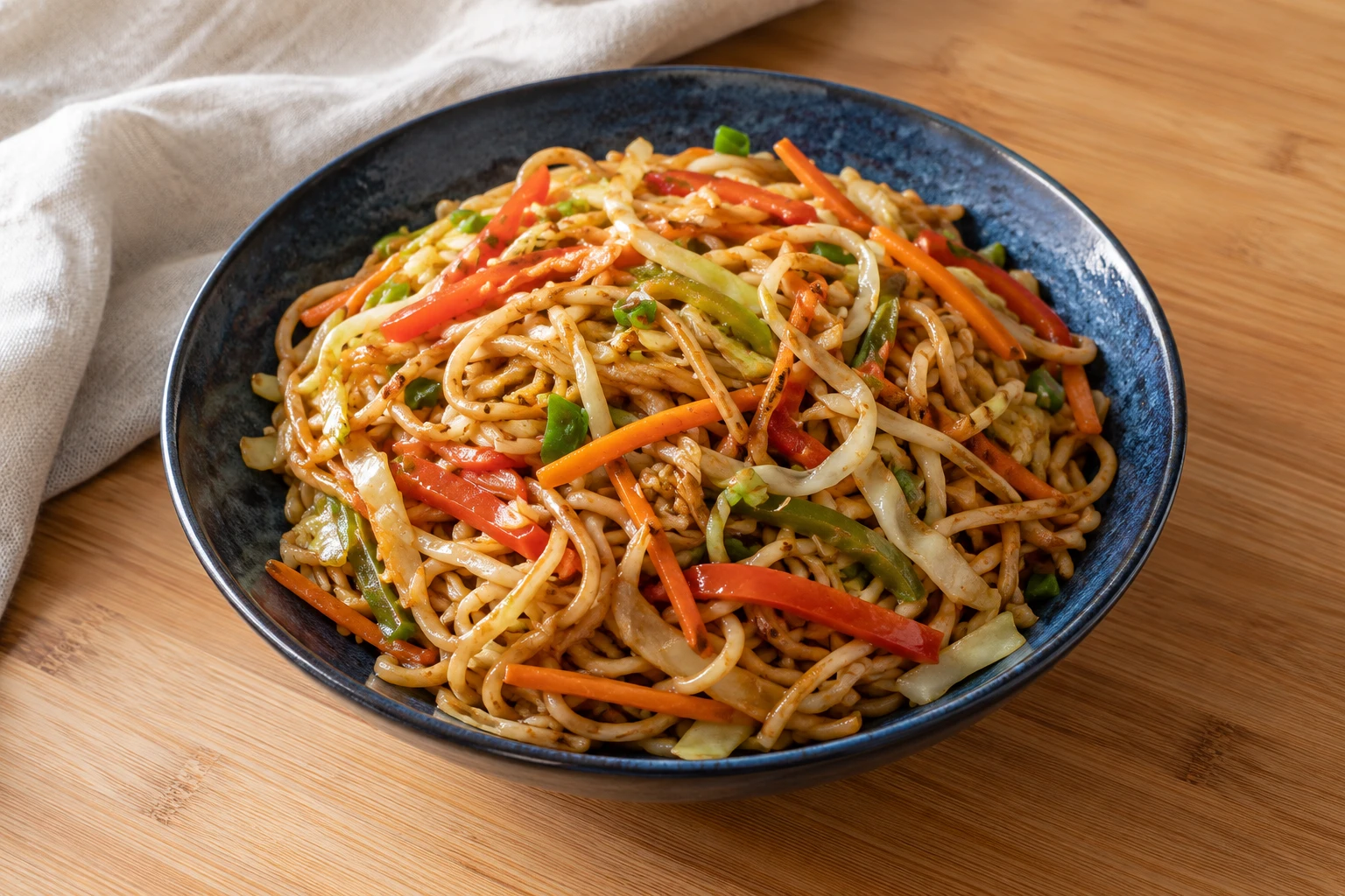 Vegetable stir-fry noodles